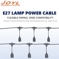 Câble de connexion pour lampe JOYL E27, 250V 4A, cordon de suspension avec douille pour lampe de table, éclairage industriel