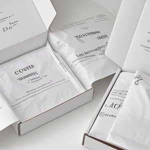 Hafif giysi koruması için özel logolu şeffaf kağıt mendil - Product Image 1