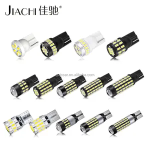 JIACHIユニバーサルT10W5W 5W5 168194カーブルースLEDスイッチバックCanbus電球301463078チップ12V12-24Vレンパラオート付き