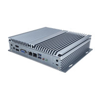 Ordinateur industriel sans ventilateur Domify en aluminium I3 I5 I7 Gen12 Gen13 2DDR4 2LAN 2COM 10USB 2HD-MI VGA WIFI6 Stock pour M.2/NVMe
