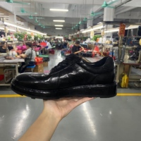 Chaussures Derby rétro allemandes pour hommes, en cuir véritable lavé à l'eau, résistantes aux chocs, à lacets, confortables, en cuir de cheval, fabrication Goodyear
