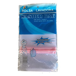 Bolsa de lavandería MNJ modelo 19213, 30x40 cm, bolsa de malla gruesa para prendas delicadas y calcetines - Product Image 2