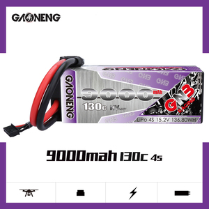 Gnb gaoneng 9000mAh 4S 4S2P HV 15.2V 130C Lipo สายแข็งกรณี XT90 1:8 1/8ขนาด RC รถบรรทุกรถแข่งงานอดิเรก Off-load - Product Image 4