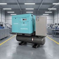 Système de compresseur d'air laser OEM 4 en 1, 15-22 kW, 16 bars, avec sécheur et réservoir pour les distributeurs d'équipements