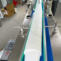 Machine de comptage automatique de gobelets à grande vitesse, enveloppeuse à flux contrôlée par PLC pour gobelets en plastique et en papier jetables, sacs de qualité alimentaire