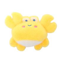 Vente en gros OEM ODM – Porte-clés pendentif mini-animaux marins en peluche mignons et moelleux, logo personnalisé, baleine, homard, dauphin, coton PP écologique
