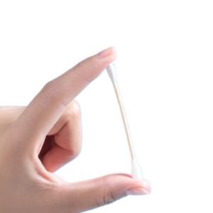 Hisopo de algodón de doble punta Haishi Hainuo, 200 unidades/botella, estéril para cuidado médico, limpieza cosmética, punta redonda, uso doméstico, para oídos - Product Image 2
