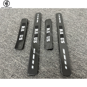 Paneles de umbral de puerta de fibra de carbono seca Brabu para Mercedes-Benz Clase G W464 (AMG G500/G63/G550) 2019-2024, tejido brillante de sarga - Product Image 5