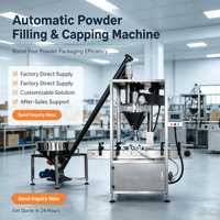 Machine de remplissage, de bouchage et de scellage automatique de poudre de café, durable, la plus vendue, facile à nettoyer, alimentation efficace
