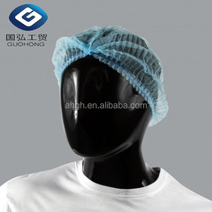 Cubierta de cabeza <span class=keywords><strong>el</strong></span>ástica simple o doble de 24 pulgadas <span class=keywords><strong>para</strong></span> servicio de comida, <span class=keywords><strong>cocina</strong></span>, <span class=keywords><strong>redecilla</strong></span> bouffant plisada <span class=keywords><strong>para</strong></span> habitación limpia - Product Image 4