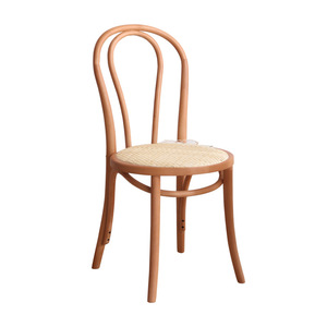 Thonet <b>Chair</b> Round Back Solid Wood <b>Dining</b> <b>Chair</b> Beechwood Color Stable Design For Adults - Product Image 4