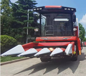 ANON nueva Mini cosechadora de granos máquina combinada soja arroz trigo cebada maíz cosechadora precio - Product Image 3