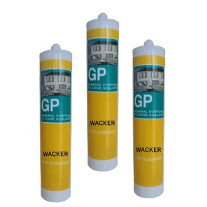 Good Weather Resistance Odorless Gp Silicon 300ml Transparent Acetic Gp Silicone Sealant