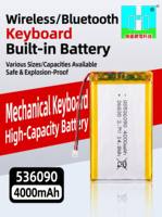 Batterie rechargeable 3.7v PACK 4000mAh Batterie QS536090 Batterie au lithium polymère