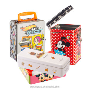 Phong Cách Mới Tùy Chỉnh In Mỏng Có Thể Bao Bì Hình Chữ Nhật Kim Loại Hộp Thiếc Quà Tặng Đóng Gói Trà Kẹo Jar Vuông Nhôm Lon Thiếc - Product Image 2