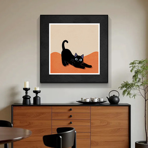 Nouvelle <span class=keywords><strong>peinture</strong></span> à l'huile numérique, art mural, décoration de salon, abstrait, minimaliste, <span class=keywords><strong>noir</strong></span> <span class=keywords><strong>et</strong></span> <span class=keywords><strong>blanc</strong></span>, cadre en alliage d'aluminium - Product Image 6