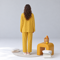 Ensemble de pyjama pour femmes en modal, personnalisable, léger, respirant, à carreaux, vêtements de détente doux