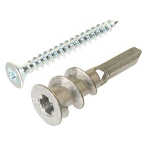 Tassello per Cartongesso in Zamak Spz-6x37 con Vite (Scatola da 100 pezzi) - Product Image 1