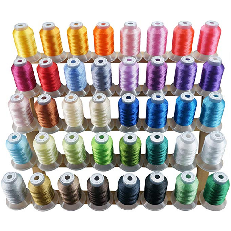 Лидер продаж, Высококачественная 100 полиэфирная машинная вышивка 120D2