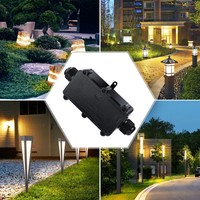 Boîtier de jonction étanche pour éclairage LED souterrain, modèle M686-2B, connecteur de câble pour éclairage routier, alimentation directe usine, une entrée, une sortie