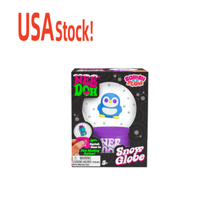 USA Stock New NeeDoh Snow Globe Crunch Snowball Squeeze Slow <b>Rebound</b> Stress Relief Toy PU Material Unisex - Product Image 1