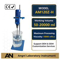 Agitador Eléctrico de Laboratorio AM120Z-H de 20L, Mezclador de Alta Viscosidad de 10000mPa.s para Laboratorio de Biología
