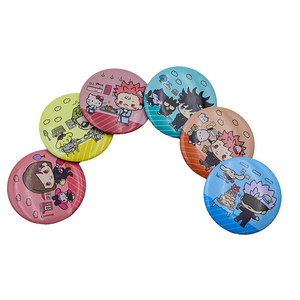 En gros, badges en fer blanc à motifs de dessins animés, anime, chats mignons, chiens, lapins, gâteaux, oiseaux, pour la création de badges - Product Image 3