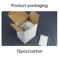 Imán de nevera de cerámica liso en blanco, en stock en España, material base perfecto para personalización duradera por transferencia de calor.