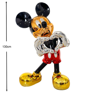 Scultura <span class=keywords><strong>di</strong></span> <span class=keywords><strong>Topolino</strong></span> a Forma <span class=keywords><strong>di</strong></span> Cuore <span class=keywords><strong>di</strong></span> Lusso, Decorazione Artistica Moderna in Resina per Casa - Product Image 6