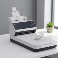 Scanner de documents combiné à plat A4 FI-8290 ADF 90ppm pour la numérisation en lot de reçus, factures, contrats et documents de bureau à fort volume