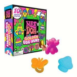 Cross-border NeeDoh Golden <b>Egg</b> Scavenger <b>Hunt</b>-Children's Toy <b>Easter</b> Blind Box Play Boy with Mysterious Doors - Product Image 2