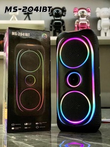 Enceinte portable sans fil BT 5W avec basses, double haut-parleur de 8 pouces, fabrication personnalisée, avec lumière LED colorée, Parlantes Portatiles BT/FM/USB/TWS - Product Image 2