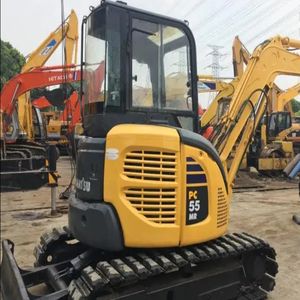 Mini excavatrice utilisée 100% de KOMATSU PC55MR Japon poids d'opération de 6 tonnes à vendre - Product Image 4