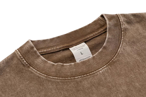 เสื้อยืดยูนิเซ็กซ์สไตล์วินเทจลายกราฟิกพิมพ์เองบนผ้าฝ้าย 100% ทรงโอเวอร์ไซส์สไตล์เรโทรสำหรับผู้ชาย - Product Image 6