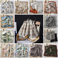 Écharpe en soie à bords roulés à la main, 100% soie pure, châle carré, logo personnalisé imprimé, écharpe de mode en gros pour mariage et tenue quotidienne