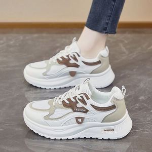 Zapatillas Deportivas de Malla Transpirable para Mujer 2026 |   Zapatos Deportivos Ligeros Estilo Chunky Dad |   Zapatillas Deportivas Blancas con Suela Suave para Verano - Product Image 1