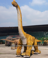Spectacle de scène Dinosaure ambulant Modèle animatronique Dino grandeur nature Brachiosaure télécommandé