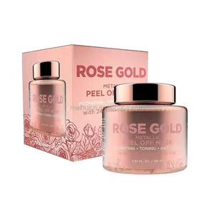 OEM reduziert Falten Feine Linien Aknen arben Entfernt Mitesser Roségold Peel Off Moist urizing Face Mask