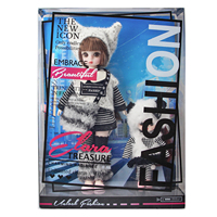 Poupée Lolita de Noël de 12 pouces directe d'usine avec de vrais yeux cadeau de vacances parfait pour les filles/vente en gros