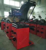 Équilibreuse de pneus 3D Boscar avec écran LCD 28 pouces et localisation laser, machine d'équilibrage de roues de voiture haute précision, poids max. des roues 70 kg