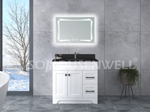 Freestanding Bathroom <strong>Vanity</strong> Furniture Cabinet Mirror <strong>Under</strong> <strong>Sink</strong> Cabinet <strong>Vanity</strong> <strong>Units</strong> with Basin - Product Image 5