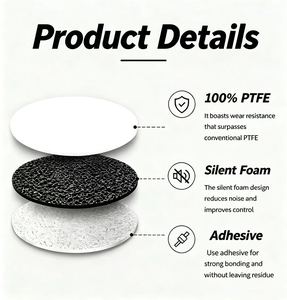 Patins de souris en PTFE de remplacement, coupés au laser avec précision, pour souris de jeu sans fil <span class=keywords><strong>Glorious</strong></span> <span class=keywords><strong>Model</strong></span> <span class=keywords><strong>O</strong></span>, prêts pour l'e-sport, 1 ensemble - Product Image 6