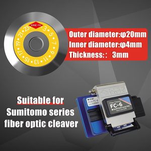 VAEYI Lame de rechange pour cisaille à fibre optique Sumitomo FC-6S AK-66 gris 20g - Product Image 2