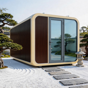 Casetta Prefabbricata di Lusso Apple Cabin Completamente Attrezzata per Glamping e Resort all'Aperto - Product Image 1