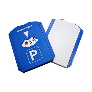 ดิสก์ที่จอดรถพลาสติกสีฟ้าแบบกำหนดโลโก้ได้เอง - Product Image 1