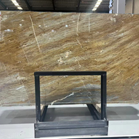 Marbre de luxe en pierre naturelle à veines dorées pour comptoirs de salon/cuisine de villa, murs intérieurs, escaliers, revêtements de sol, hôtels et plans de toilette