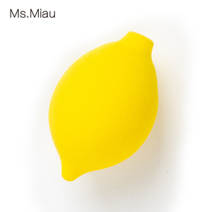 Du Lịch Xách Tay Vẻ Đẹp Trứng Miếng Bọt Biển Sáng Tạo Vẻ Đẹp Cao Su Miễn Phí Trái Cây Hình Dạng Chanh Đào Lê Bơ Trang Điểm Bọt Biển - Product Image 2