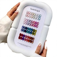 Vernis Gel Magnétique Effet Œil de Chat 32 Couleurs Arc-en-ciel, Brillant, pour Manucure Française DIY, Séchage UV/LED, en Bouteille