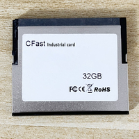 Carte mémoire CFast en plastique industriel 128 Mo-64 Go, vitesse de lecture/écriture 45-95 Mo/s, certifiée CE RoHS FCC, -25~80°C, 2,7-3,3 V pour CNC
