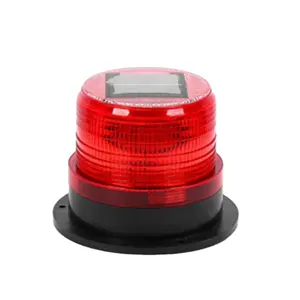 Solar LED Waterproof Night Warning Light Roof Traffic Road Flashing Traffic Warning Products